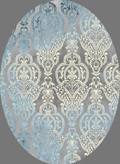 Tzikas Carpets Strongulo Xali VINTAGE Ggri/Mple F160cm 23014-0953
