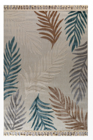Tzikas Carpets Στρογγυλό Χαλί TENERIFE Μπλε Φ160cm 61225-231