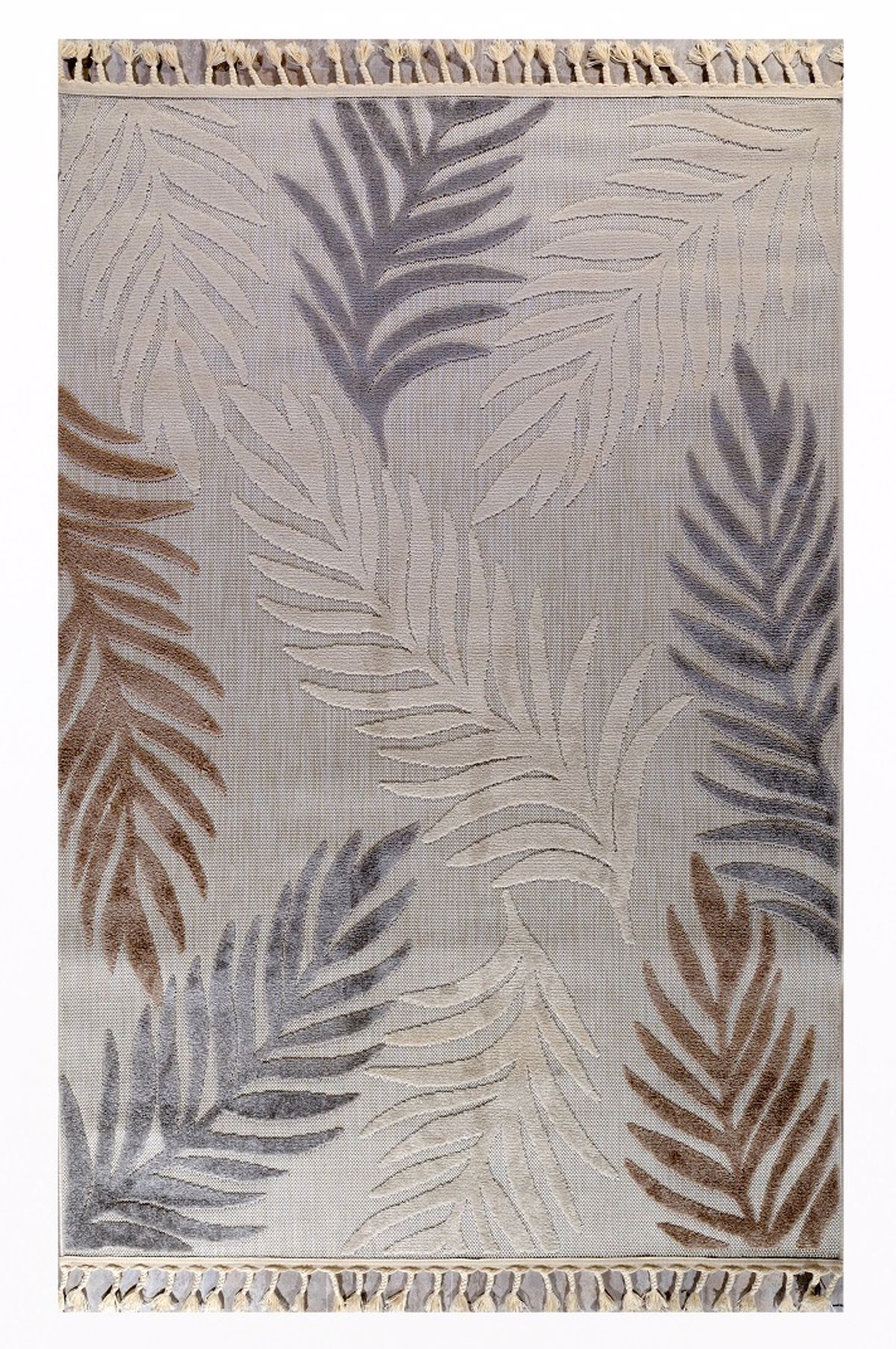 Tzikas Carpets Strongulo Xali TENERIFE Bez/Kafe F160cm 61225-270