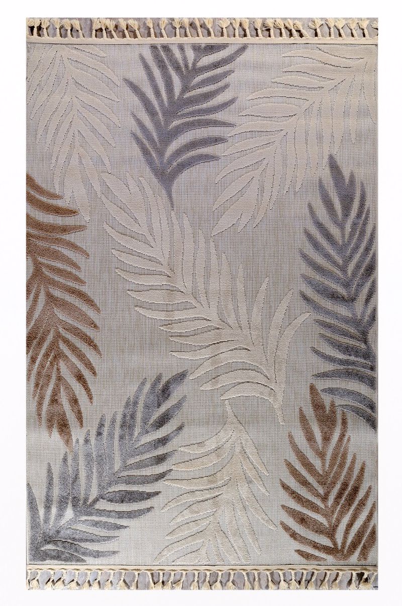 Tzikas Carpets Strongulo Xali TENERIFE Bez/Kafe F160cm 61225-270