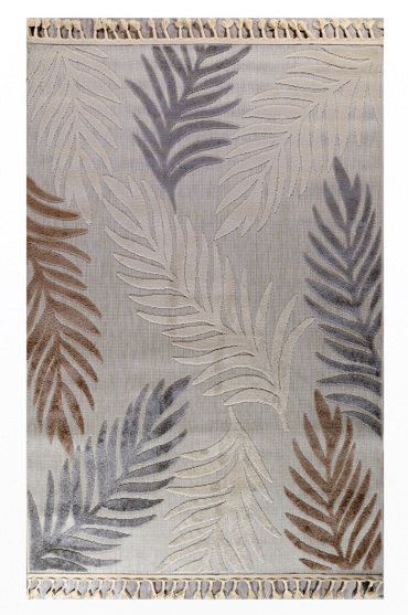 Tzikas Carpets Στρογγυλό Χαλί TENERIFE Μπεζ/Καφέ Φ160cm 61225-270