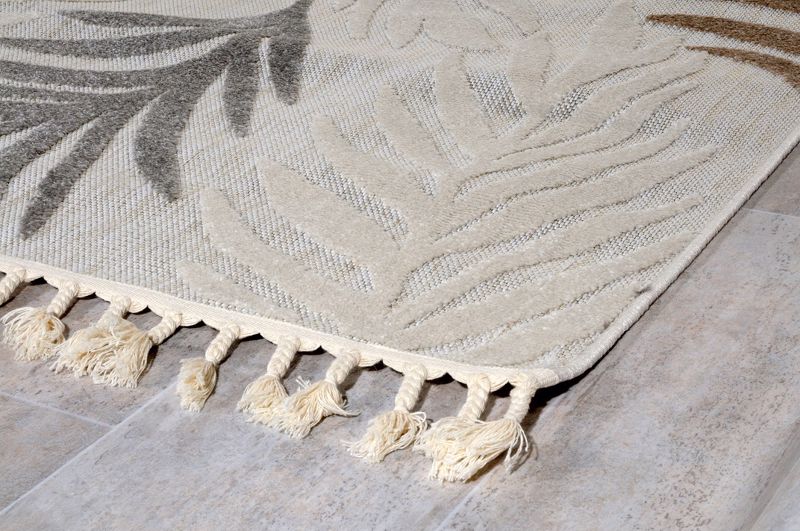 Tzikas Carpets Strongulo Xali TENERIFE Bez/Kafe F160cm 61225-270