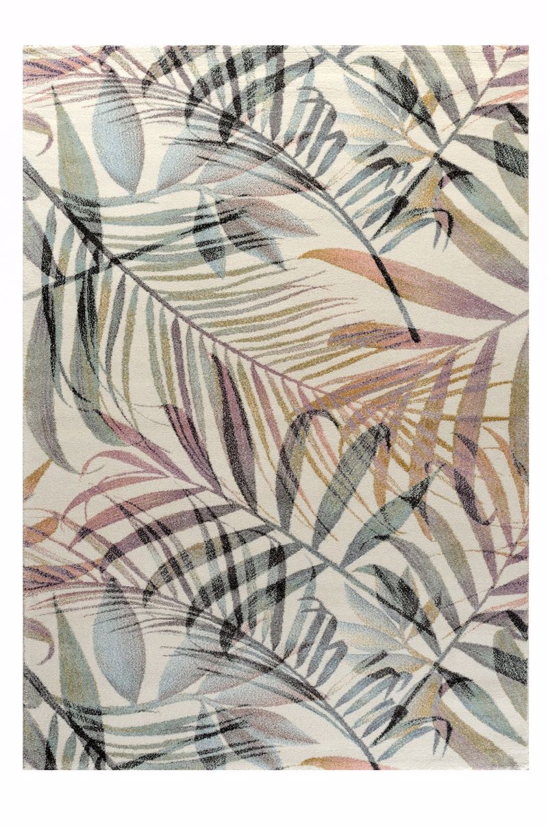 Tzikas Carpets Set Xalia Krebatokamaras FLORAL Lefko-Krem 67x150/67x230 22373-261