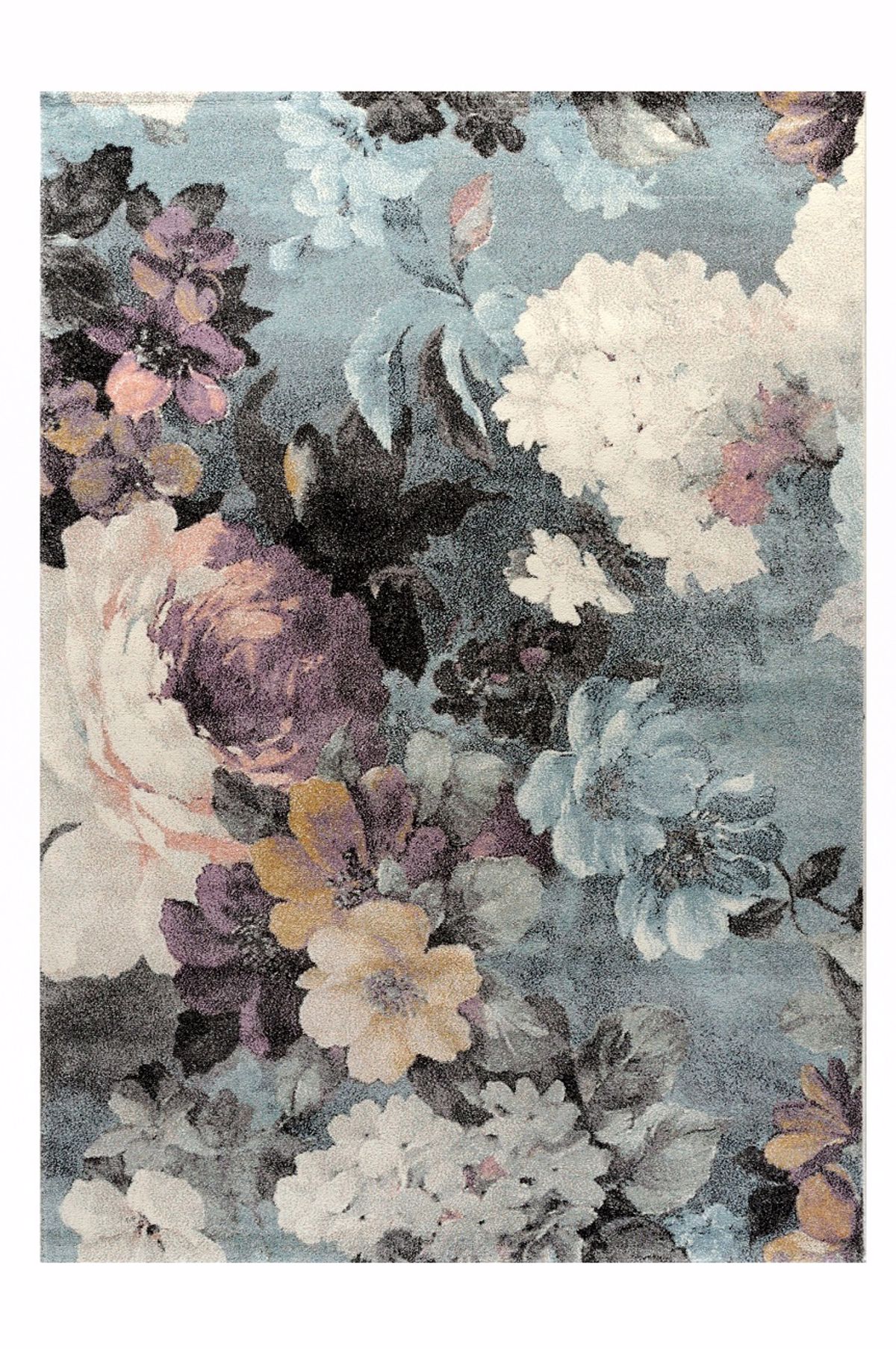 Tzikas Carpets Set Xalia Krebatokamaras FLORAL Ggri 67x150/67x230 22375-296