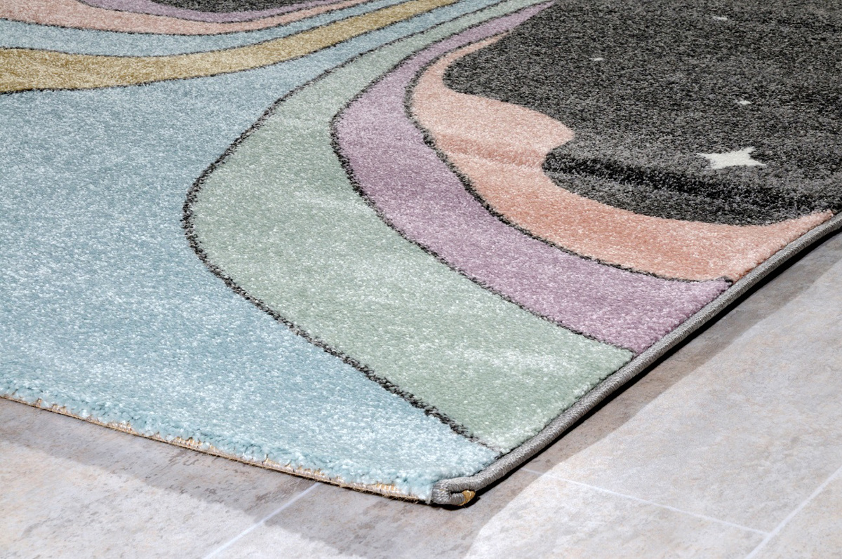 Tzikas Carpets Paidiko Xali FANTASTIC Anthraki me Poluxromo Sxedio 160x230cm 63862-096