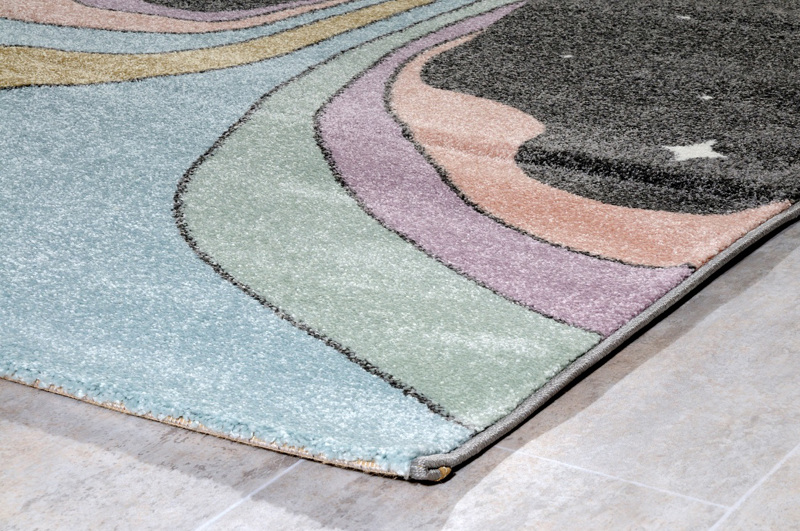 Tzikas Carpets Paidiko Xali FANTASTIC Anthraki me Poluxromo Sxedio 160x230cm 63862-096