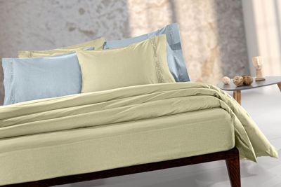 Guy Laroche Μονή Παπλωματοθήκη Easy Iron Color Plus Olive 165x225cm