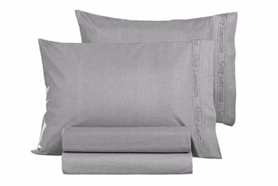 Guy Laroche Ζεύγος Μαξιλαροθήκες Easy Iron Color Plus Silver 50x70cm