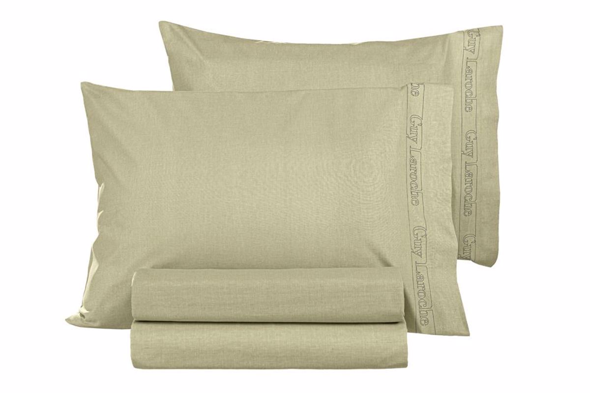 Guy Laroche Zevgs Maxilarothikes Easy Iron Color Plus Olive 50x70cm