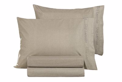 Guy Laroche Μαξιλαροθήκες Easy Iron Color Plus Taupe 50x70cm
