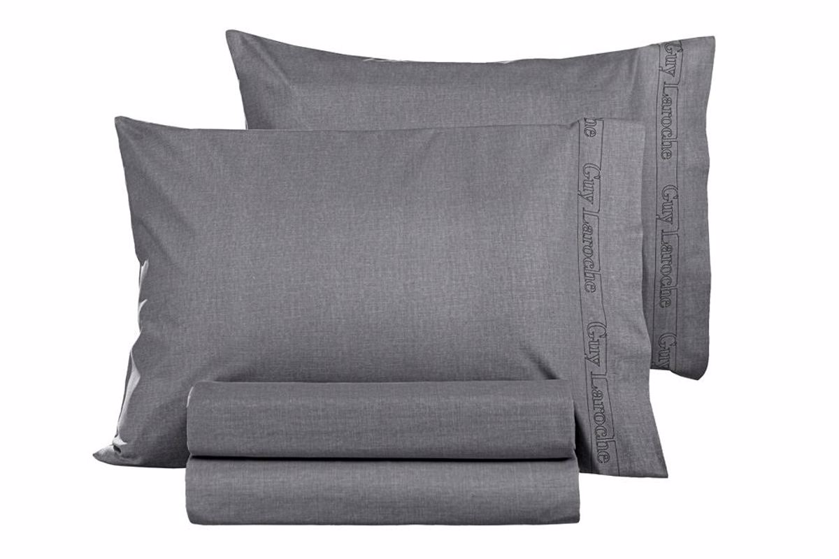 Guy Laroche Zevgs Maxilarothikes Easy Iron Color Plus Anthracite 50x70cm