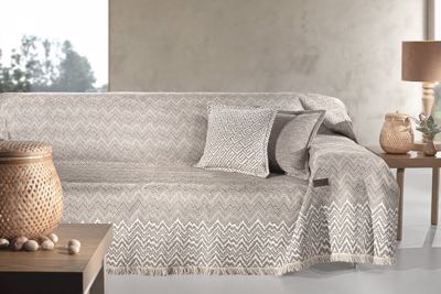 Guy Laroche Ριχτάρι Διθέσιου Καναπέ Marvin Natural 180x250cm