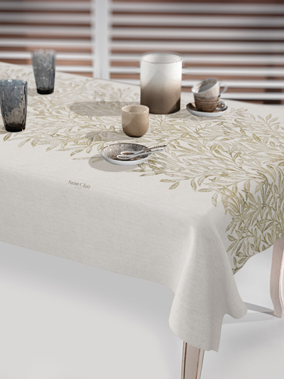 Saint Clair Τραπεζομάντηλο Αλέκιαστο 1042 Natural 145x180