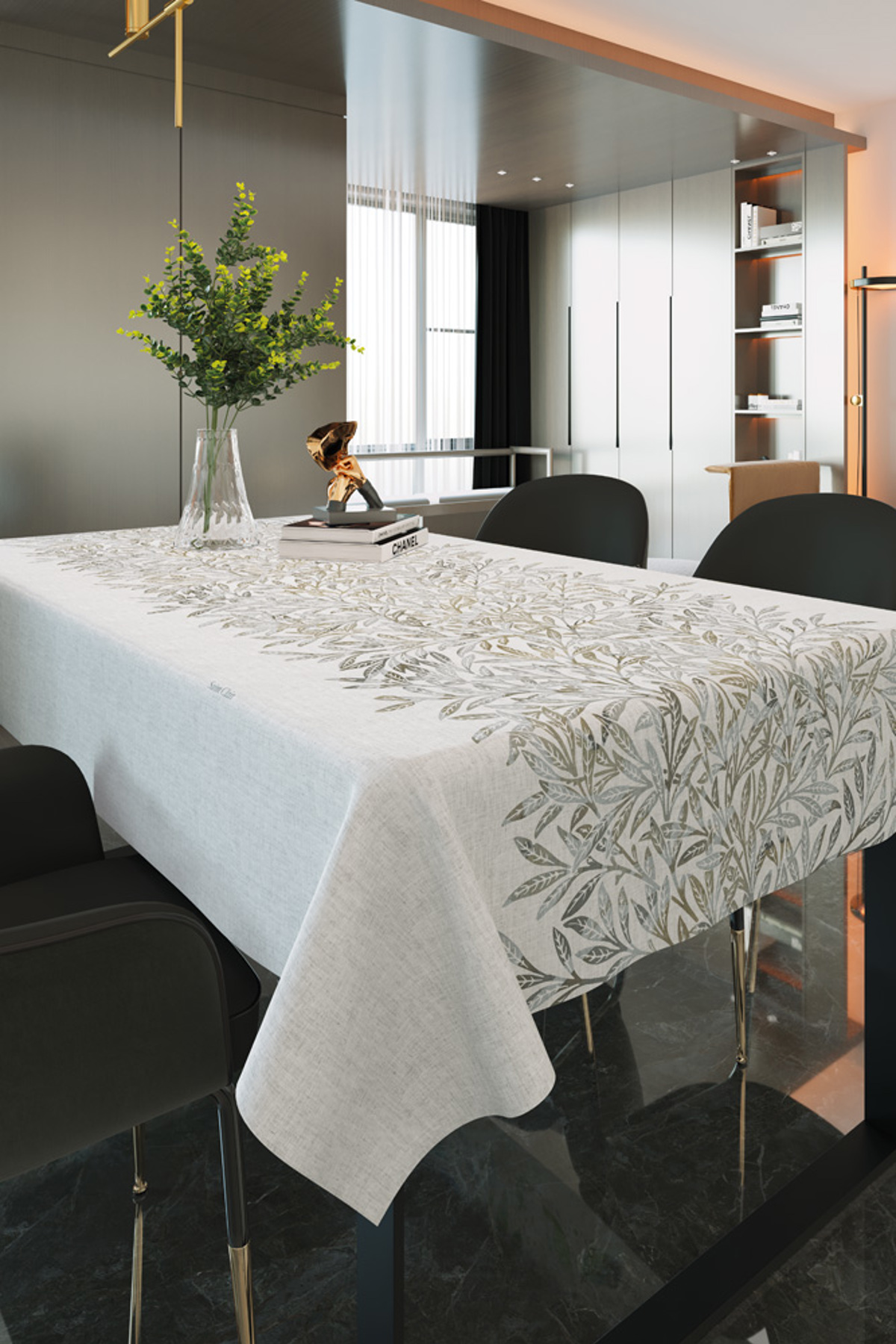 Saint Clair Trapezomantilo 1042 Grey Blue 145x220cm