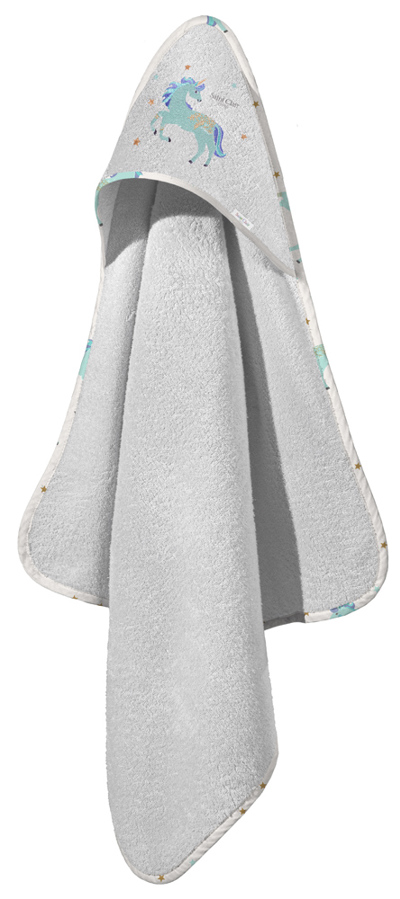 Saint Clair Βρεφικό Μπουρνούζι Κάπα Pinto Aqua 75x75cm