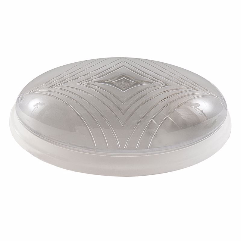 ArLight Aplika Exoterikou Xorou ''WLC 2018 WH'' Monofoti ABS/Plastiko/Krustalize Lefko E27 60W 19x15.5x11cm 0143169