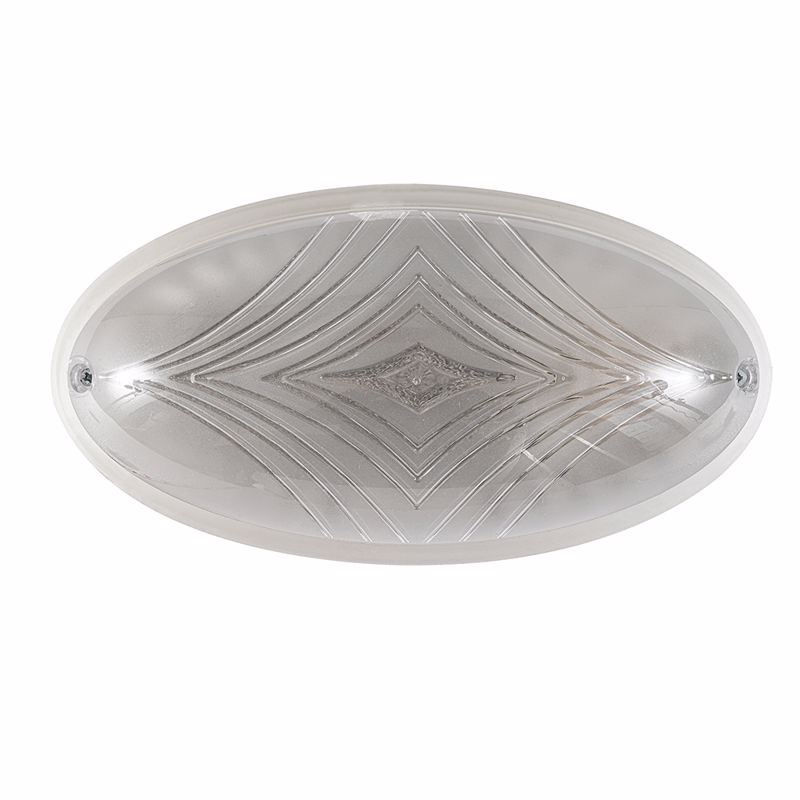 ArLight Aplika Exoterikou Xorou ''WLC 2018 WH'' Monofoti ABS/Plastiko/Krustalize Lefko E27 60W 19x15.5x11cm 0143169
