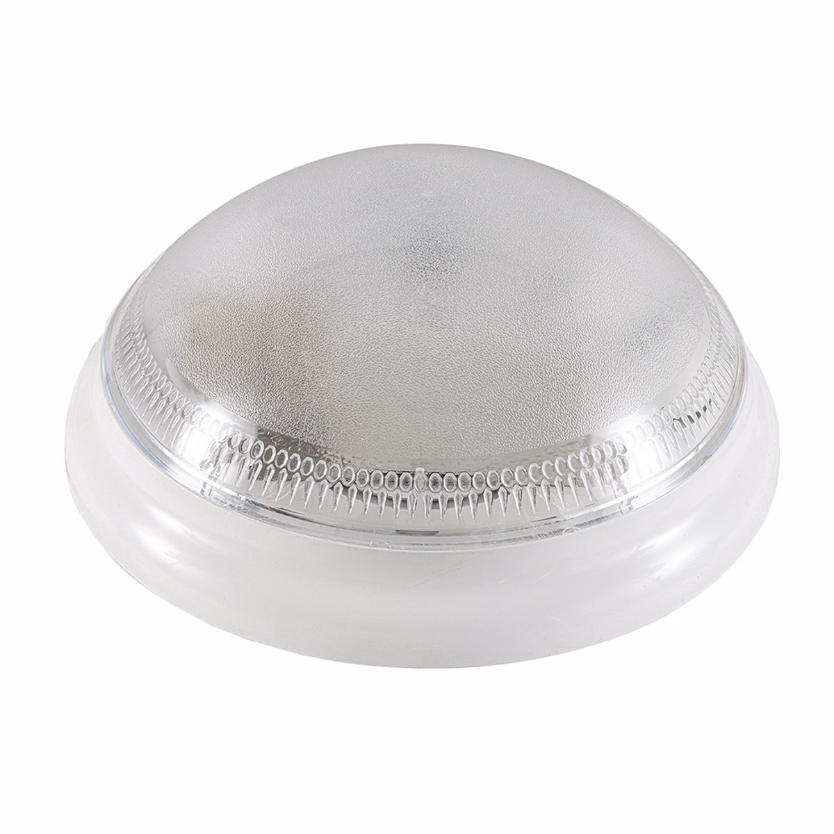 ArLight Plafoniera Exoterikou Xorou ''WLC 2019 WH'' Monofoti ABS/Plastiko/Krustalize Lefko E27 60W F26x10cm 0143172