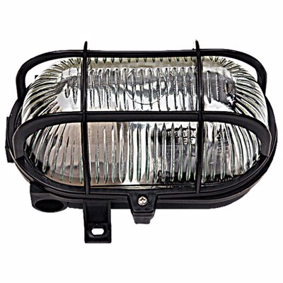 ArLight Απλίκα Τοίχου Εξωτερικού Χώρου WLC 2010 BK ''Χελώνα'' Μονόφωτη Γυάλινη/Πλαστική Μαύρη 17.5x12.5x10.5cm Ε27 0144083