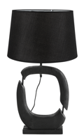 ArLight TLI 6330 40BK Epitrapezia Lampa Mavri Xulini me Ampazour Mavro 1xE27 F43x79cm 02010036
