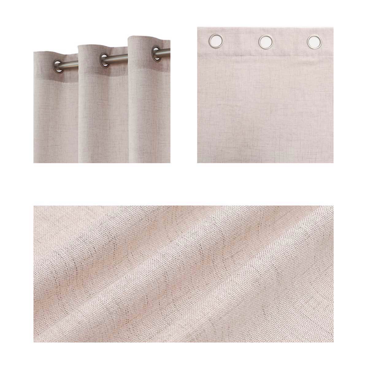 Biokarpet Home Kourtina 'Felicia' me ufi linou 140x285cm me Trouks UK01-03