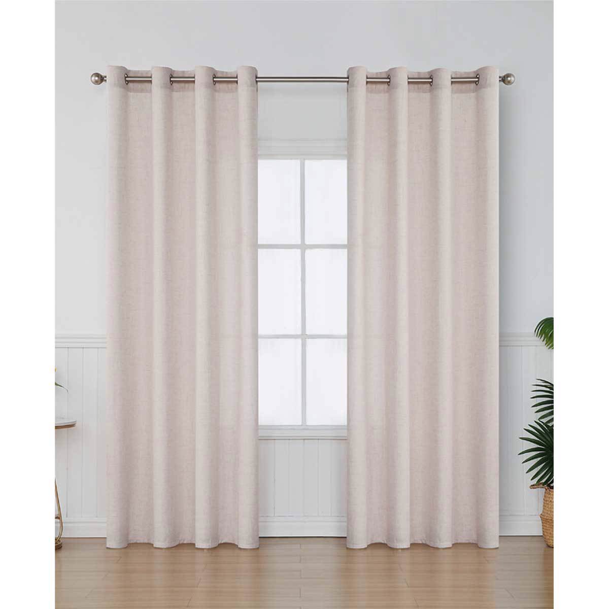 Biokarpet Home Kourtina 'Felicia' me ufi linou 140x285cm me Trouks UK01-03