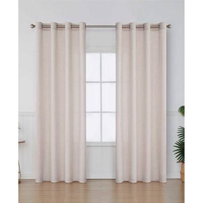 Βιοκαρπέτ Home Κουρτίνα 'Felicia' με υφή λινού 140x285cm με Τρουκς UK01-03