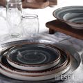 PLATO SERBIRISMATOS ORThOGNIO XuLINO SKOuRO KAFE 33.5X23X5.7EK KIB:40 XYP323 ESPIEL