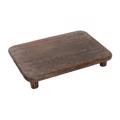 PLATO SERBIRISMATOS ORThOGNIO XuLINO SKOuRO KAFE 33.5X23X5.7EK KIB:40 XYP323 ESPIEL