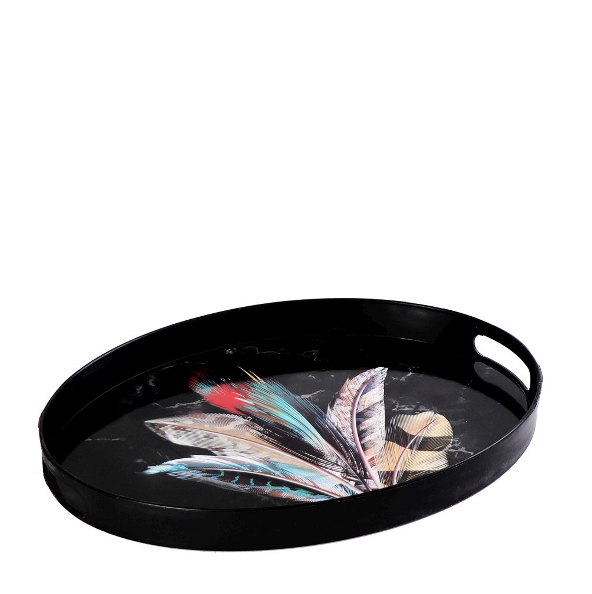Diskos Obal Plastikos Mavros 31X43X4cm ASL157 Espiel
