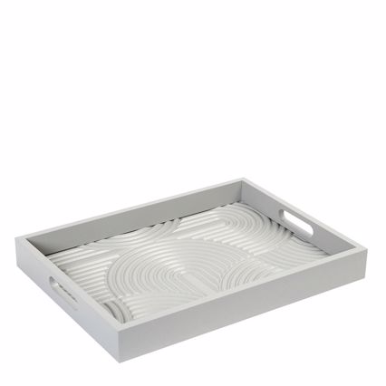 Δίσκος από MDF Γκρι 41.7x30.6x5cm DAF110 Espiel