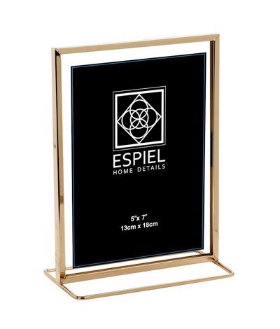 Κορνίζα Μεταλλική Χρυσή 15Χ20 FAM312 Espiel