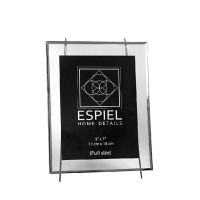 Κορνίζα Μεταλλική Ασημί 13X18 FAM505 Espiel