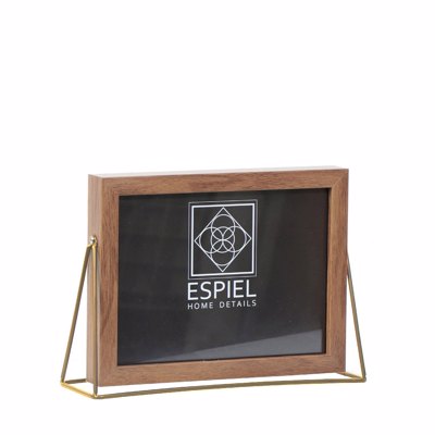 Κορνίζα Ξύλινη με Μεταλλική Βάση 15X10 FAM519 Espiel