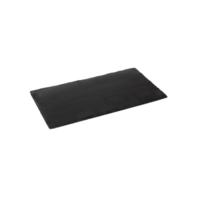 Πλατώ Σερβιρίσματος από Πέτρα Μαύρο 20x13x0.5cm FAV104 Espiel