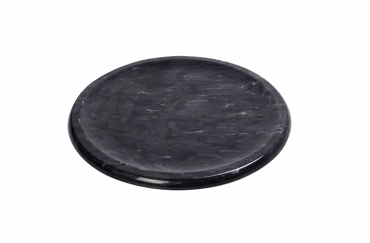 Strongulo Mavro Piato apo Marmaro F15x1cm FAV204 Espiel