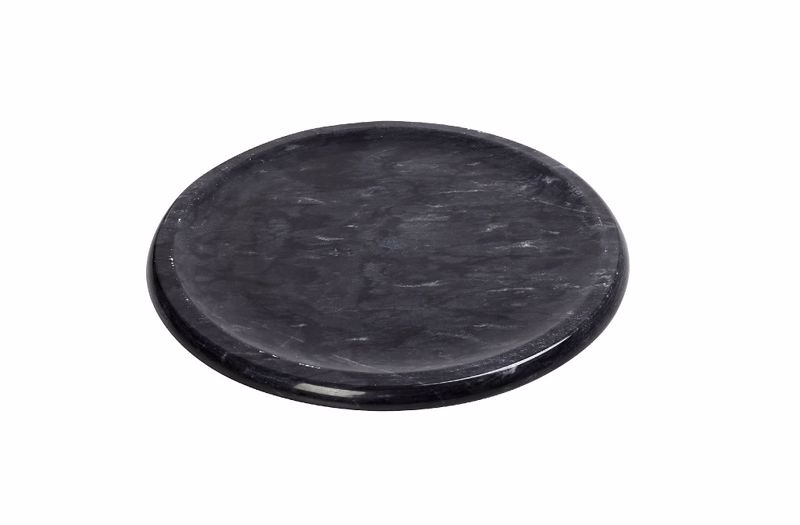 Strongulo Mavro Piato apo Marmaro F15x1cm FAV204 Espiel