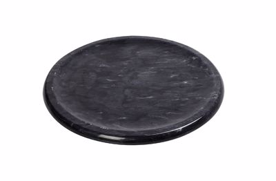 Στρογγυλό Μαύρο Πιάτο από Μάρμαρο Φ20x1cm FAV205 Espiel
