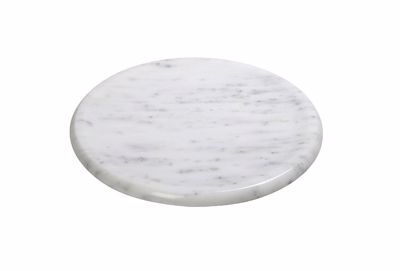 Στρογγυλό Λευκό Πιάτο από Μάρμαρο Φ15x1cm FAV213 Espiel