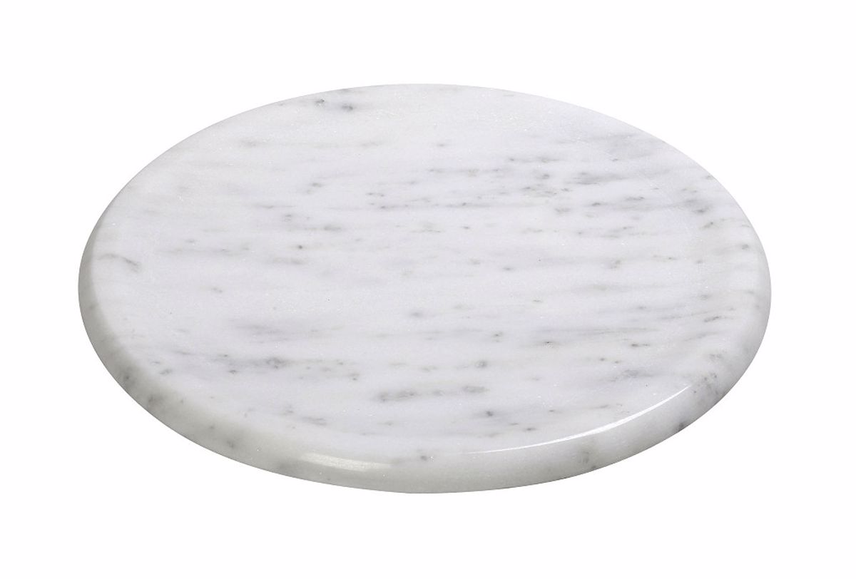 Strongulo Lefko Piato apo Marmaro F25x1cm FAV215 Espiel