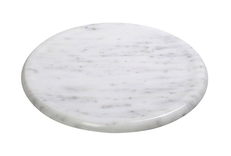 Strongulo Lefko Piato apo Marmaro F25x1cm FAV215 Espiel