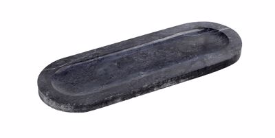 Ορθογώνιος Μαύρος Δίσκος από Μάρμαρο 25x9x1cm FAV232 Espiel