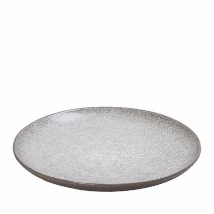 Πιατέλα ''ETNA OFF WHITE'' Stoneware Γκρι 36x27x3cm FRL209K1 Espiel