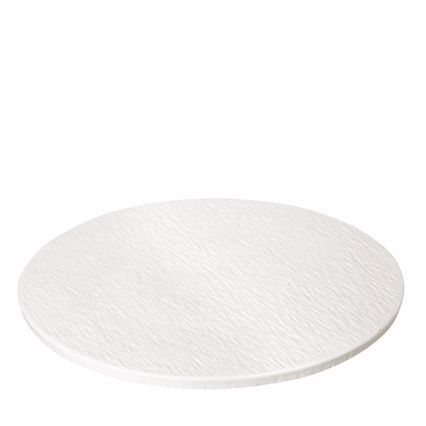 Πιατέλα Ανάγλυφη SIDERS Πορσελάνης Ivory Φ30.5x1cm FUK106K2 Espiel