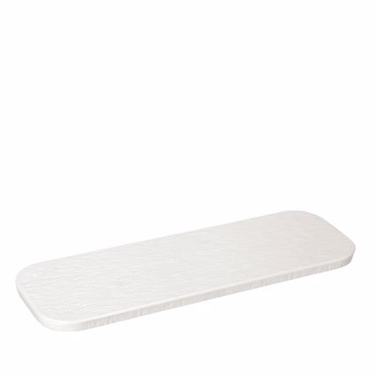 Πιατέλα Ανάγλυφη SIDERS Πορσελάνης Ivory 30.5x10.8x1cm FUK108K4 Espiel