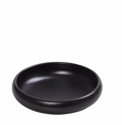 Πιατάκι Μαύρο ''MIANMAR'' Stoneware Φ15x4.4cm GMT209K4 Espiel