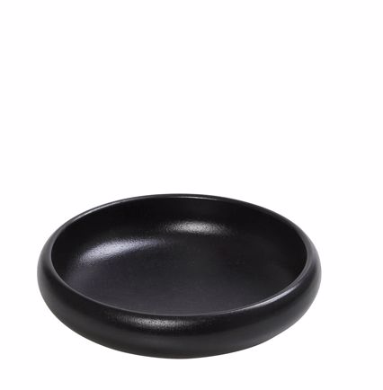 Πιατάκι Μαύρο ''MIANMAR'' Stoneware Φ15x4.4cm GMT209K4 Espiel
