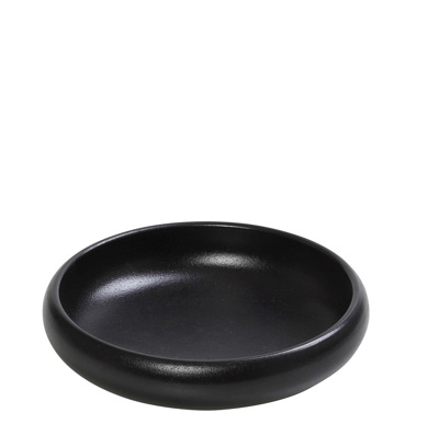 Πιατάκι Μαύρο ''MIANMAR'' Stoneware Φ15x4.4cm GMT209K4 Espiel