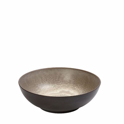 Μπωλ Σερβιρίσματος ''SENSATION'' Stoneware Μπεζ/Καφέ Φ18x7.5cm GMT421K2 Espiel
