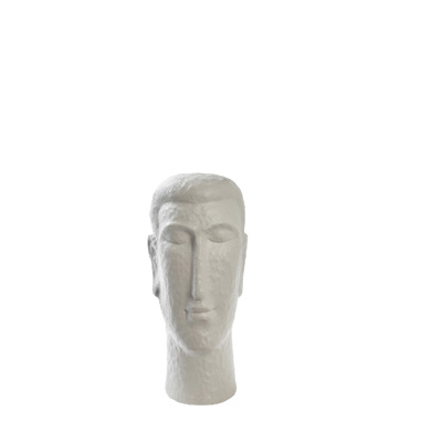 Φιγούρα Κεφάλι Λευκό Κεραμικό 12x11.5x24cm HAP301 Espiel